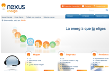 Web corporativa Nexus Energía