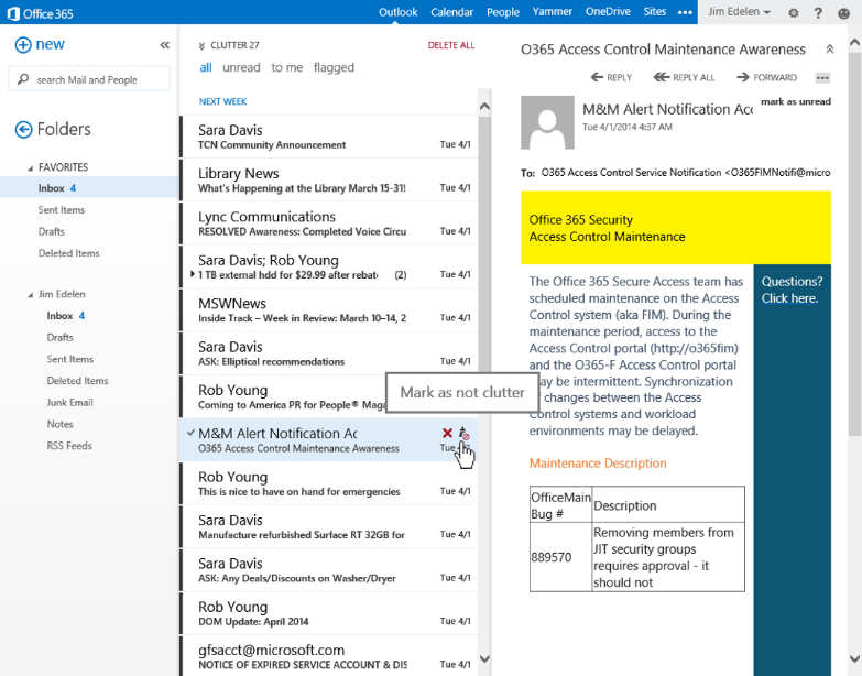 La evolución del correo electrónico en Office 365