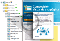 Visual layout of pages