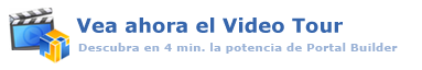 Vídeo demo del gestor de continguts Portal Builder CMS i la seva interfície edit in place. Gestor de contenidos Portal Builder CMS: Demo online